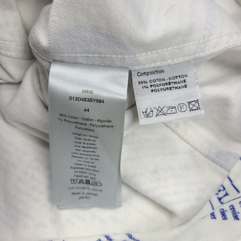 Daniel Arsham Newspaper Gradient Denim Jacket - image 6